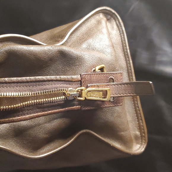 YVES SAINT LAURENT Cabas Shyc Satchel Bag Leather - Picture 10 of 16